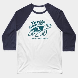 Turtle Rescue - Rescue Rehab Release Baseball T-Shirt